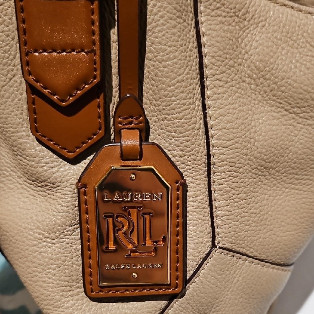Ralph Lauren Tan Leather Women's Bag - Picture 2 of 15